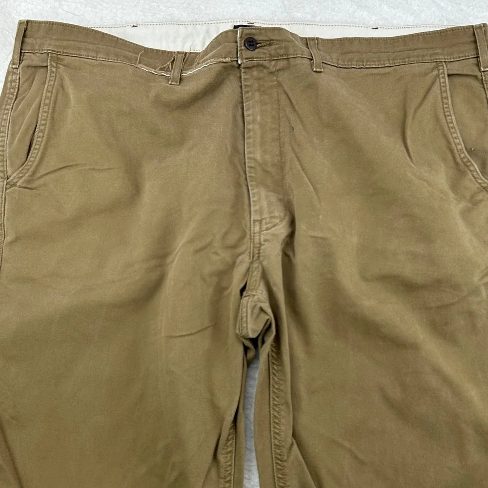 Levi Strauss Chino Pants Mens 42x32 Olive Green Cotton Twill‎ Straight Workwear